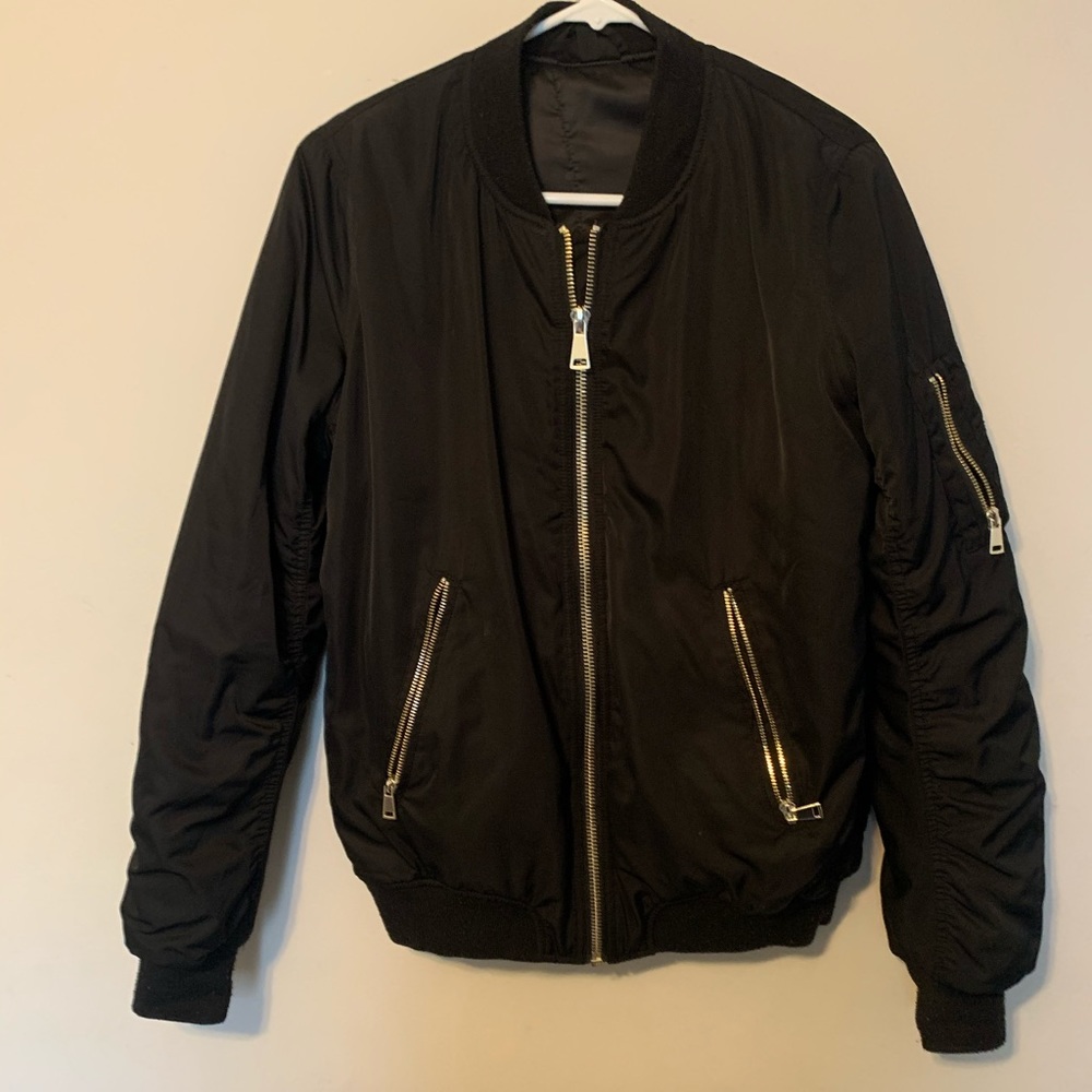Black bomber Topshop jacket